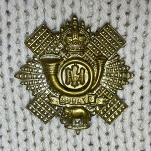 Highland Light Infantry of the British Army Cap Badge